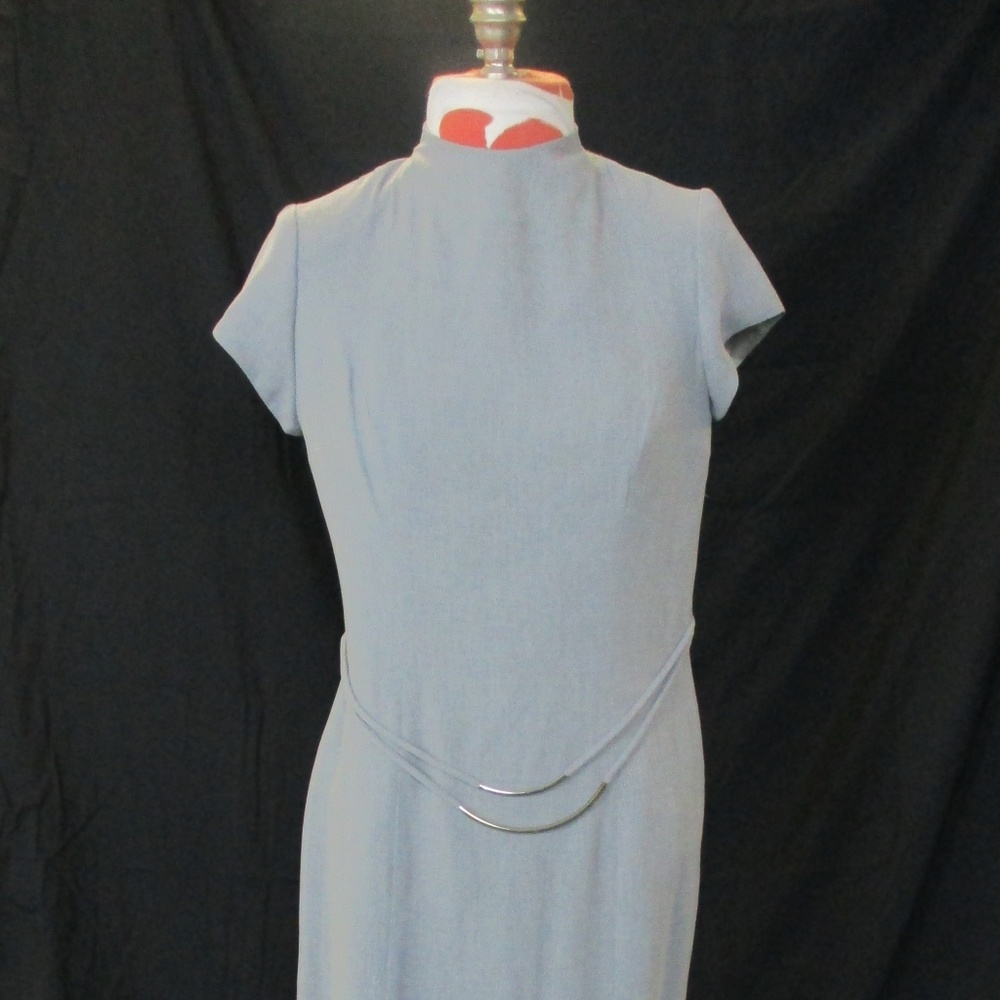 David Warren Grey Long Dress Size 4